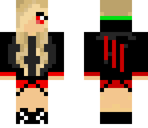 red skrillex girl