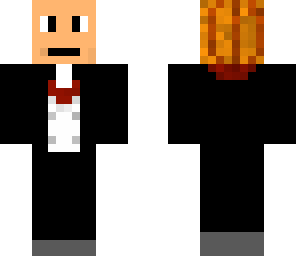 suit guy with face and pumpkin head