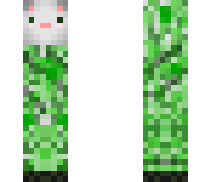 creeper with kitten mask