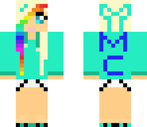 rainbow hair