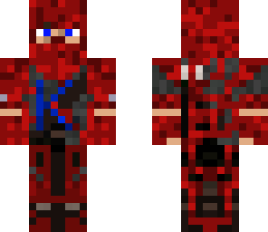 no mask red ninja