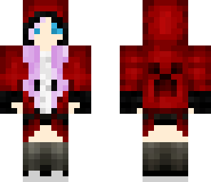 red hooded girl