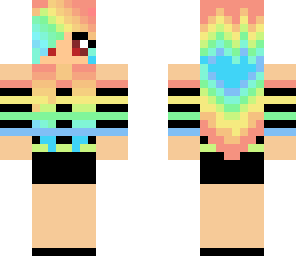 hot rainbow girl