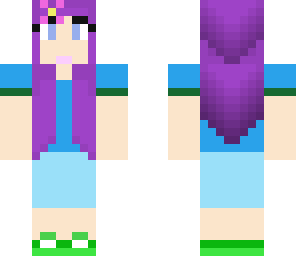 chica amante del verde