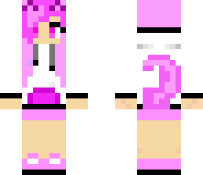 cute cat girl pink 