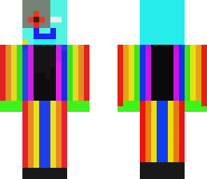 rainbow teen cyborg