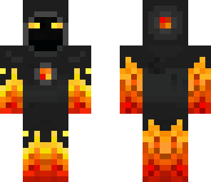enderman fire black