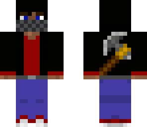 masked assassin axe