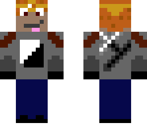 a guy with orange hair