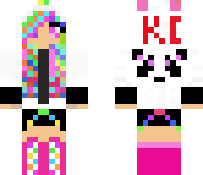 cute rainbow panda girl
