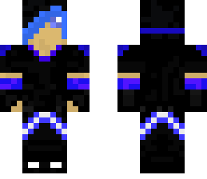blue emo boy