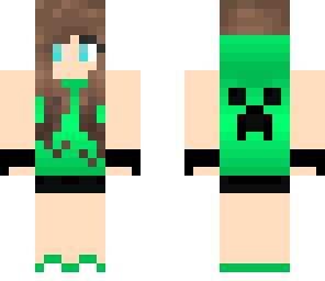 original mc mob collection the creeper girl