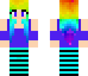 rainbow girl