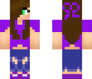 girl in purple