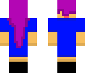 purple haired girl