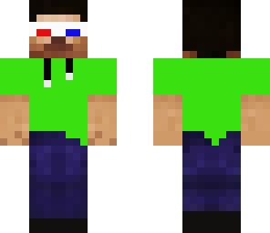 herobrine 3d green