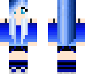 blue dj girl