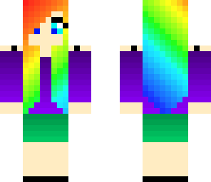 rainbow girl
