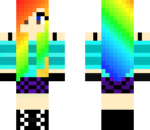 rainbow girl