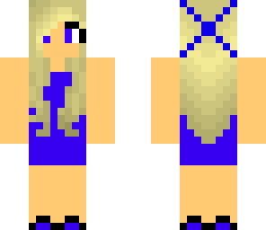 cute blue girl
