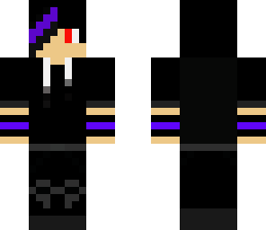 purple emo boy