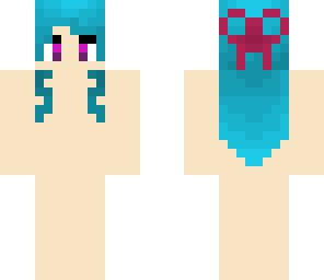 blue haired girl base