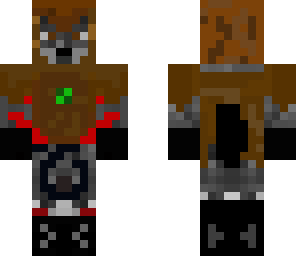 wolf with hood