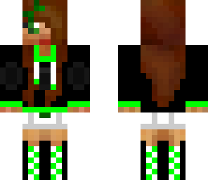 green hoodie emogirl