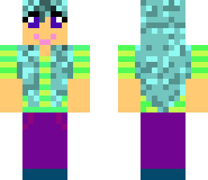 blue girl