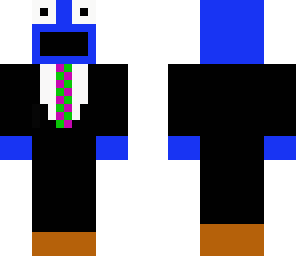 cookie monster in a suit
