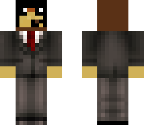 pilot in tux