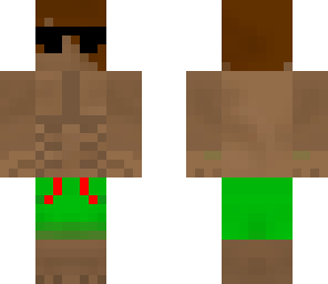 teenager shirtless with sunglasses