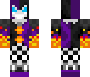 magic purple flaming
