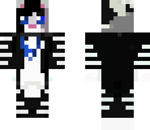 black and white cute cat