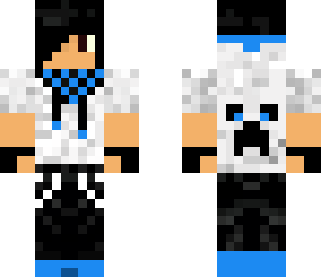 teenager blau
