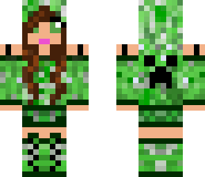 creeper hoodie girl