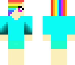 rainbow girl