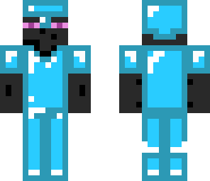 enderman with armor of diamond
