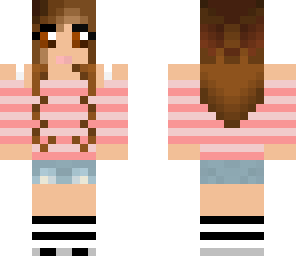 pink cotton candy girl