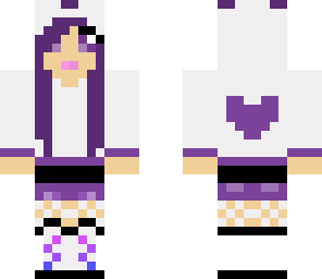 purple panda hoodle