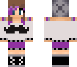 mustache beanie