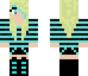 icy blue girl