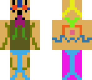 random man i made with skin