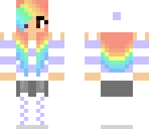 rainbow hair edited