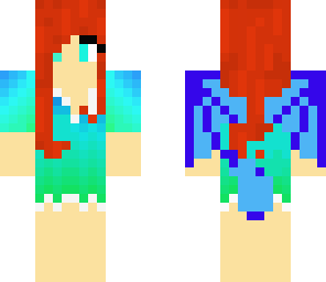 blue dragon girl