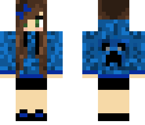 brunette blue creeper