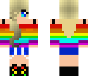 rainbow girl teenager 2