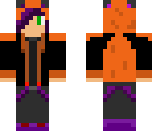 red panda emo hoodie