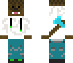 beast bacca wit axe on the back