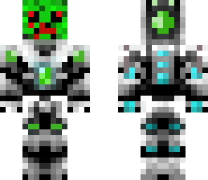 emerald creeper armour